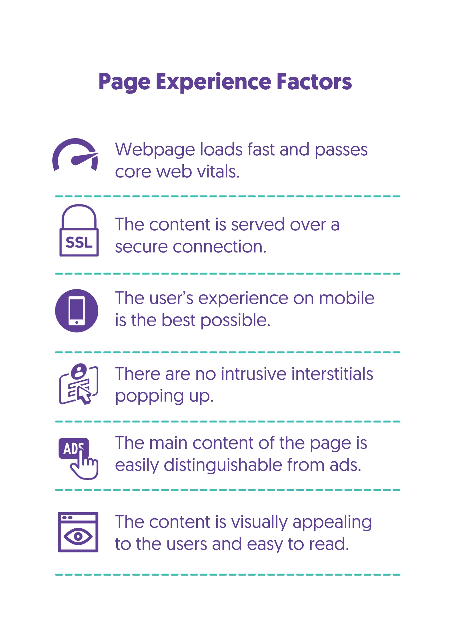 Page Experience Factors