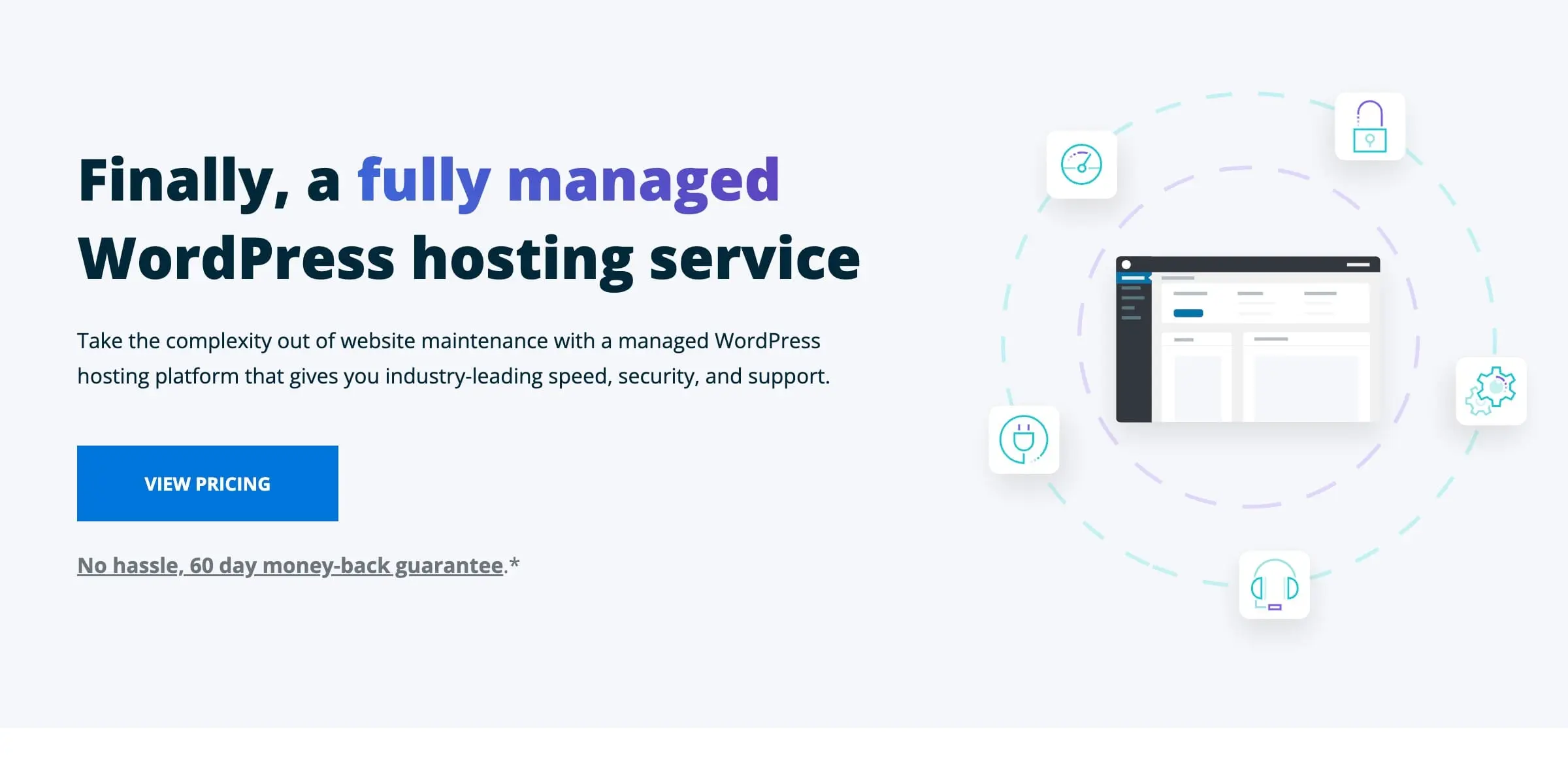 WP Engine Fully Managed WordPress Hosting.