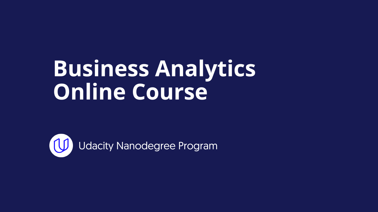 Business Analytics Course