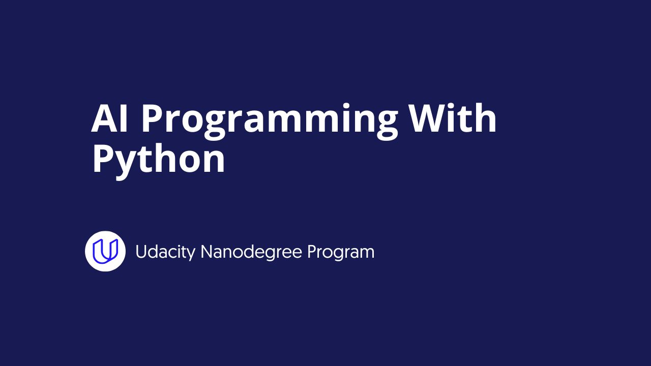 AI Programming With Python