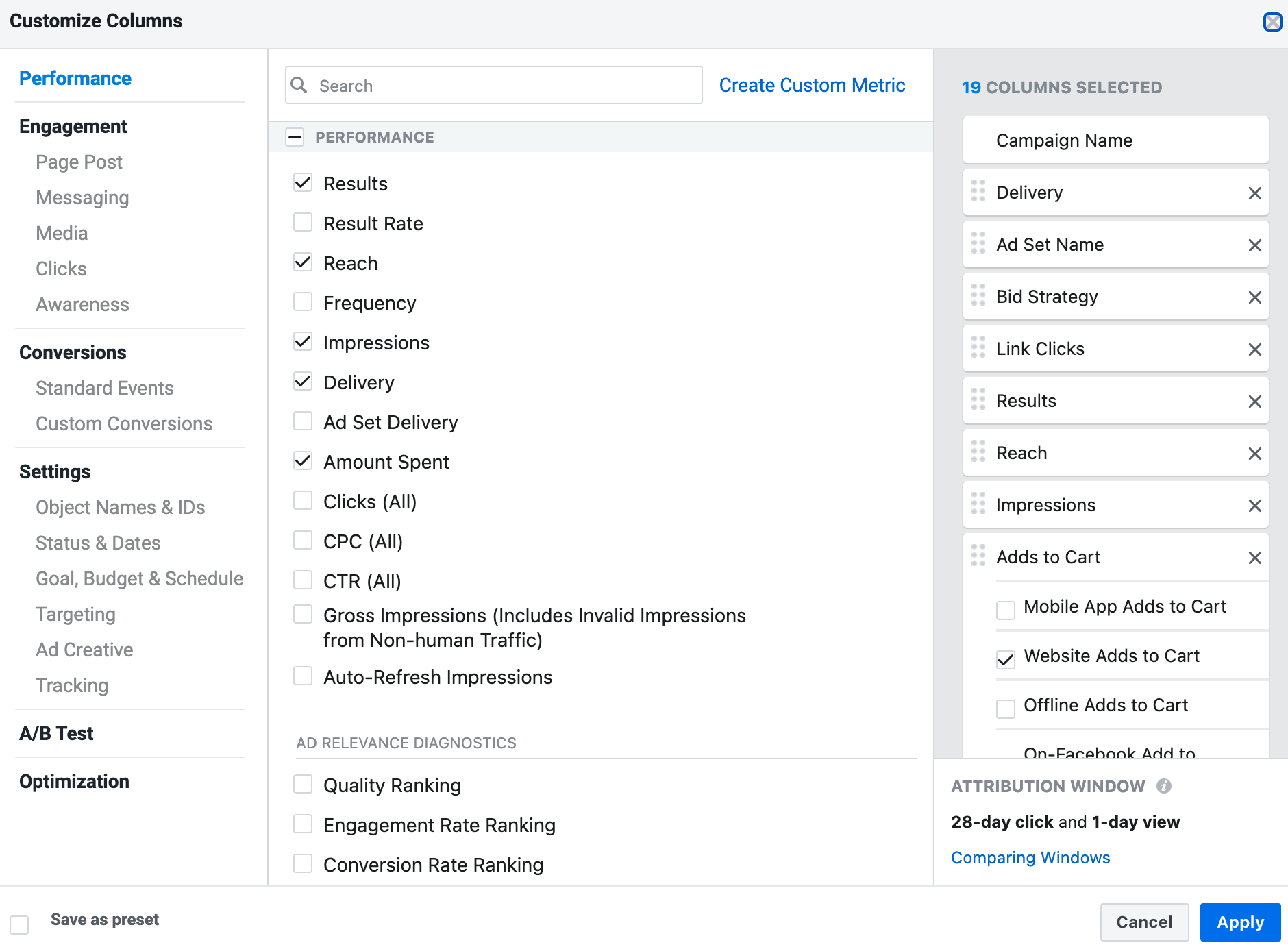 Facebook Key Metrics