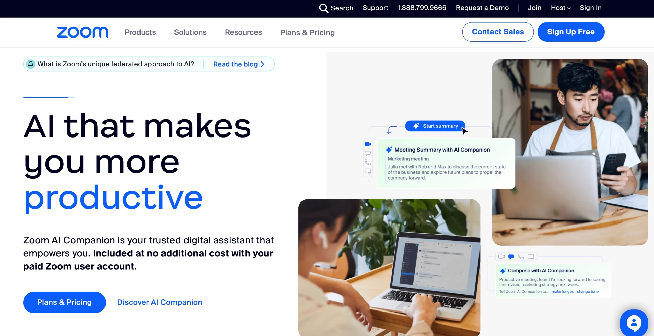 Landing Page Example – Zoom