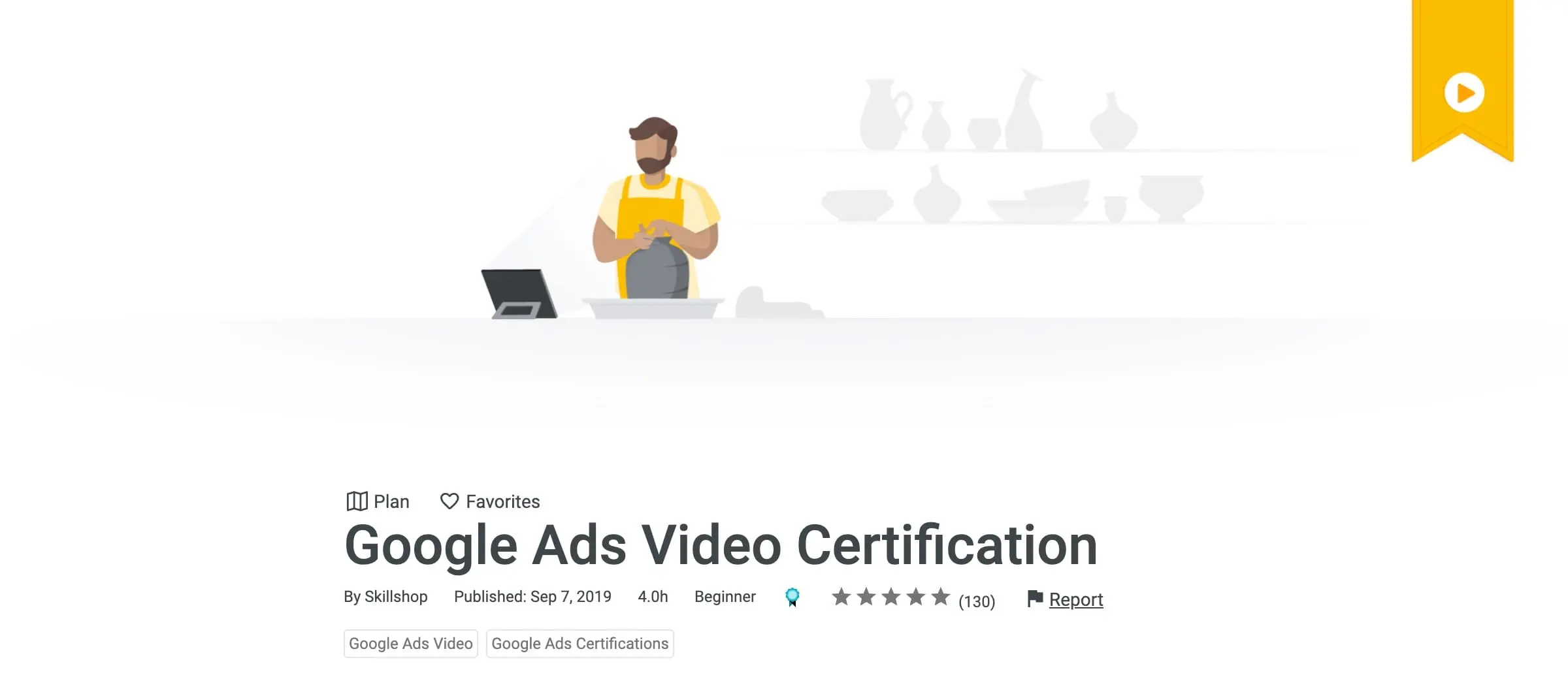 Google Ads Video Certification