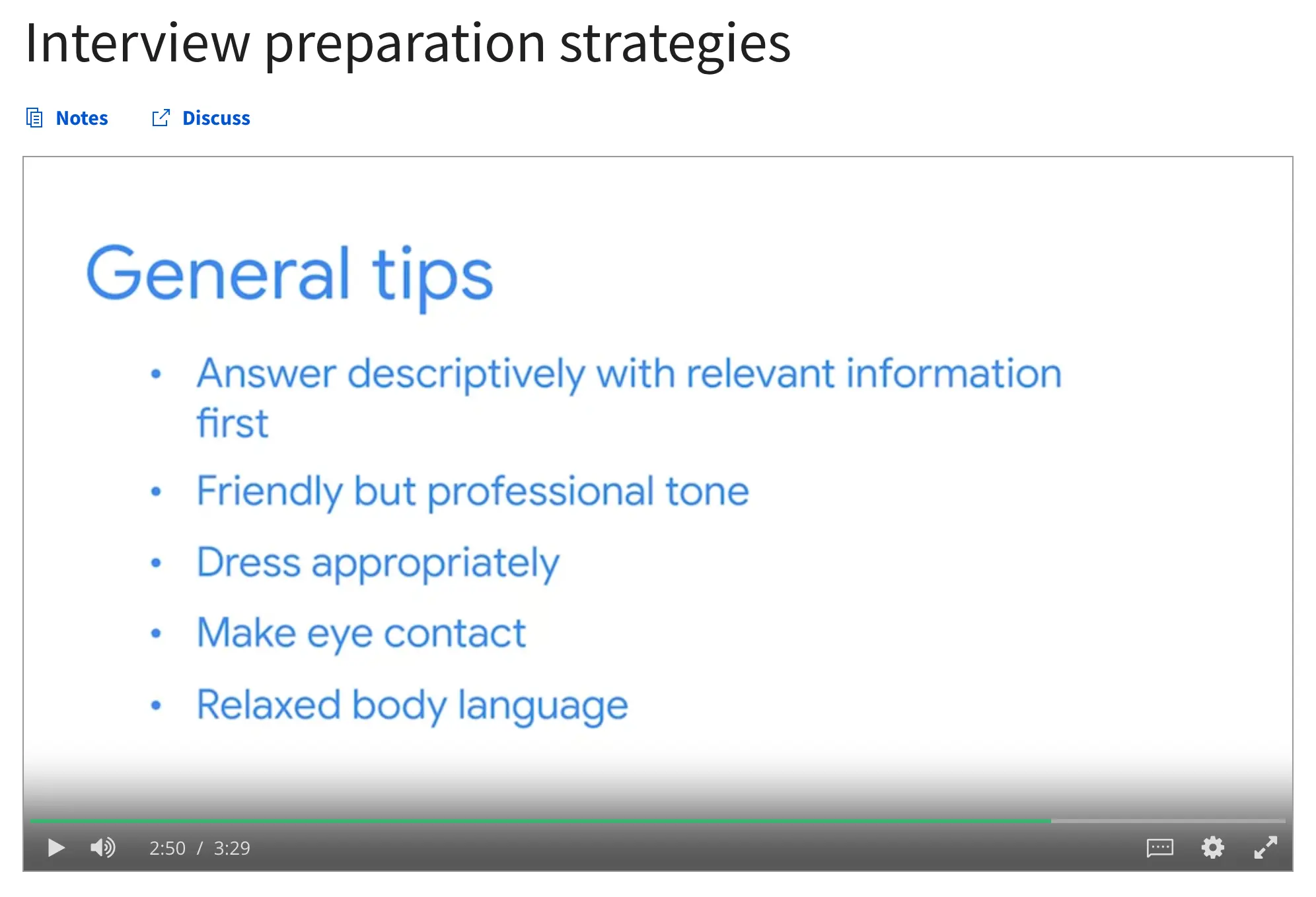 Interview Preparation Tips