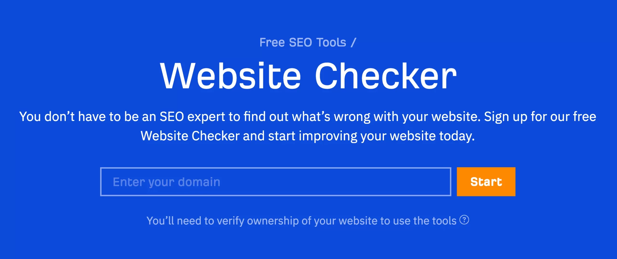 Free SEO Tools - Example