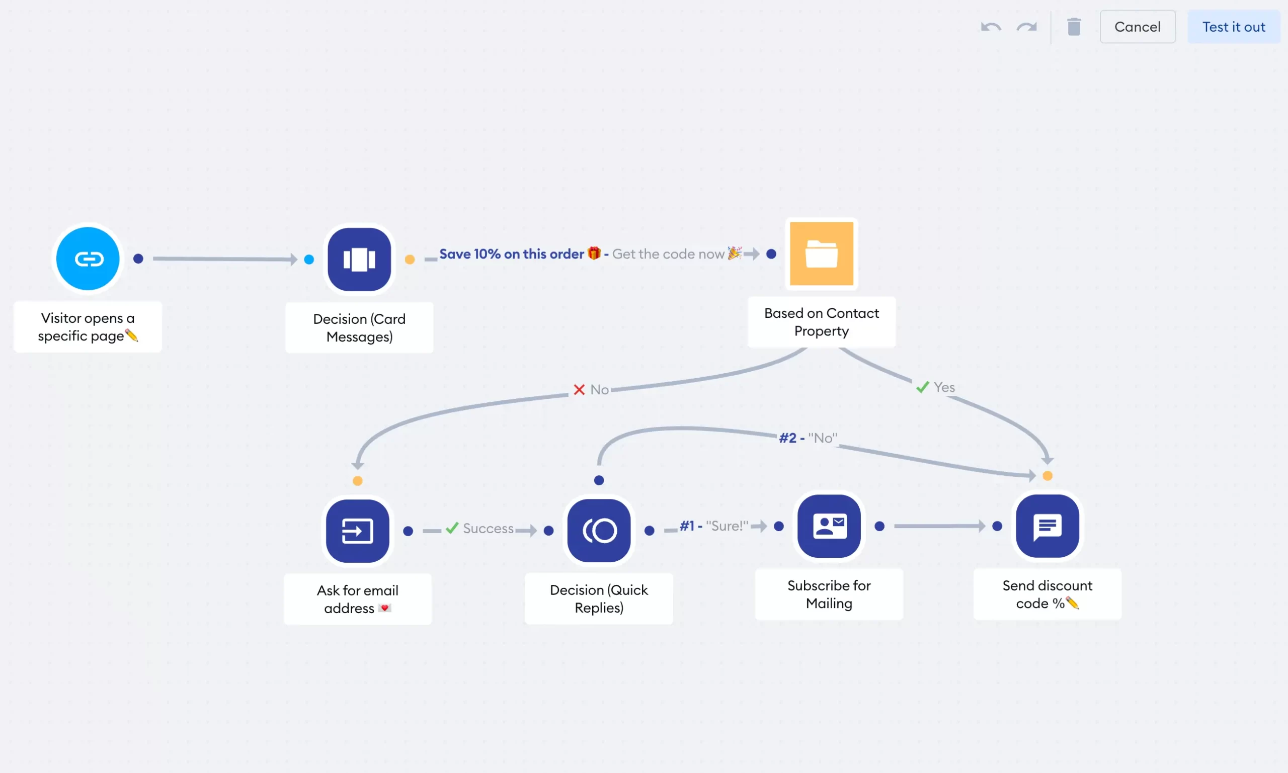 Tidio Chatbot Designer