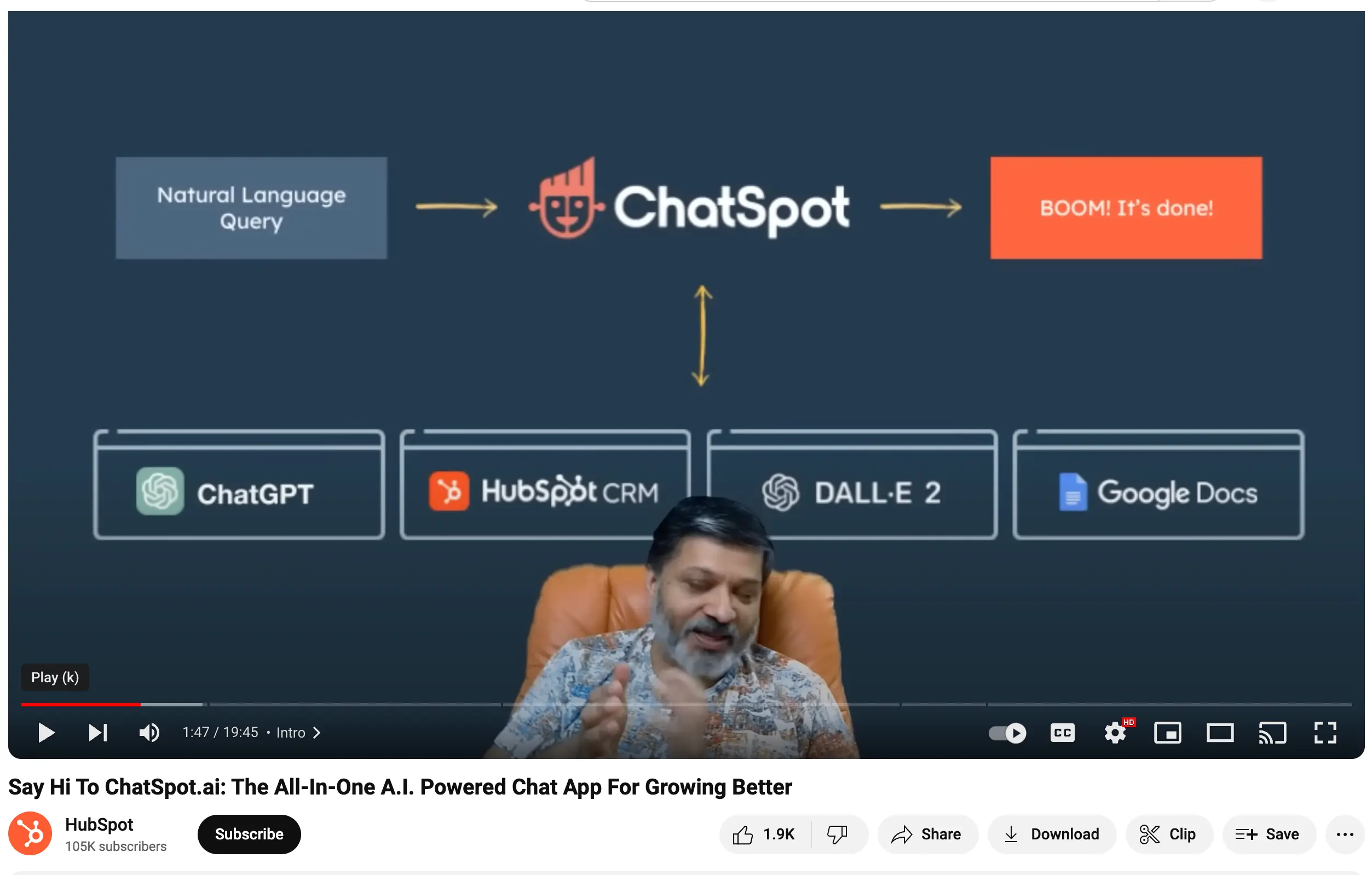 Hubspot Video Marketing Example